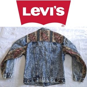 Vintage Levi's Floral Denim Jacket